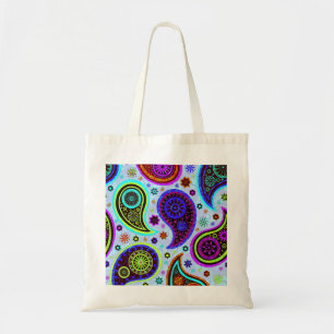 Paisley 2.0-Light Background Tote Bag