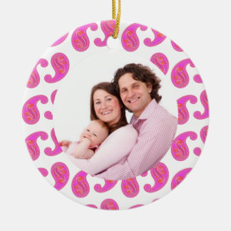 Paisley 2 ceramic tree decoration