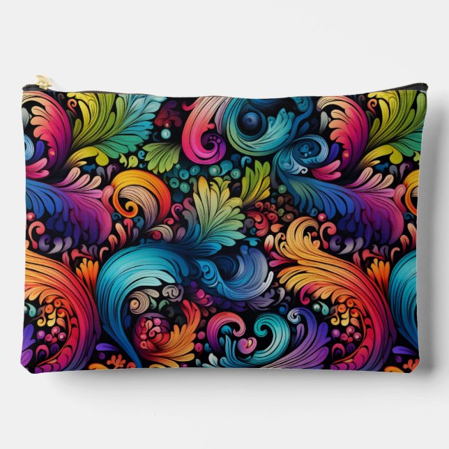 Paisley  accessory pouch (Front)