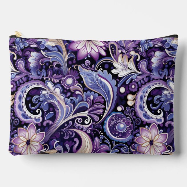 Paisley  accessory pouch (Front)