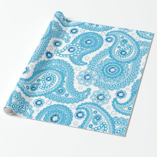Paisley And Diamonds Wrapping Paper