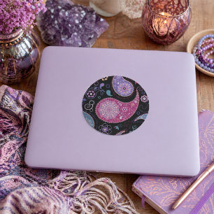 Paisley Background Stickers