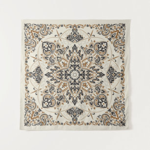 Paisley Bandanna Print Silk Design Tapestry