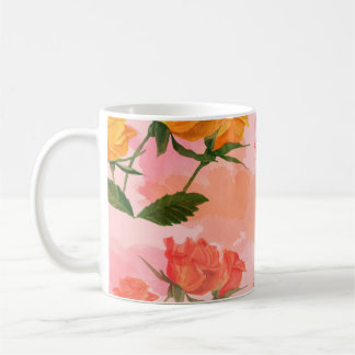 Paisley bandanna print, silk scarf design. coffee mug