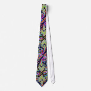 Paisley Blue 2 neg Tie