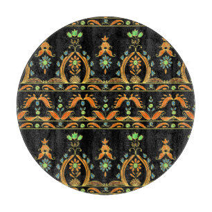 Paisley Bohemian Kashmir Textile Design Cutting Board