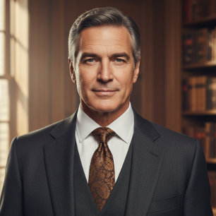 Paisley Brown Texture  Tie