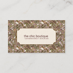 Paisley Business Cards