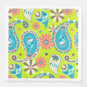 Paisley Colorful Paper Napkin