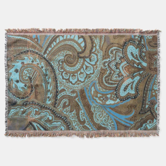 Paisley Damask - Blanket (Front)