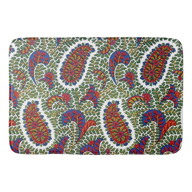 Paisley Design #12 at SusieJayne Bath Mat (Front)