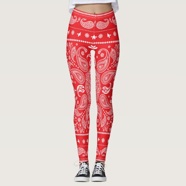 Paisley Design-1 Leggings (Front)