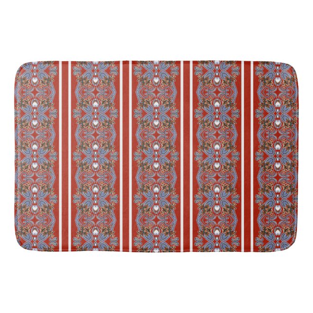 Paisley Design #3 at SusieJayne Bath Mat (Front)
