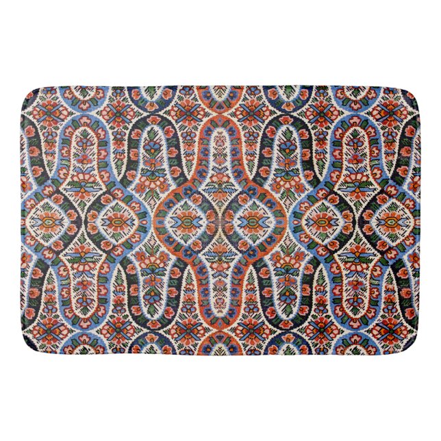 Paisley Design #9 at SusieJayne Bath Mat (Front)