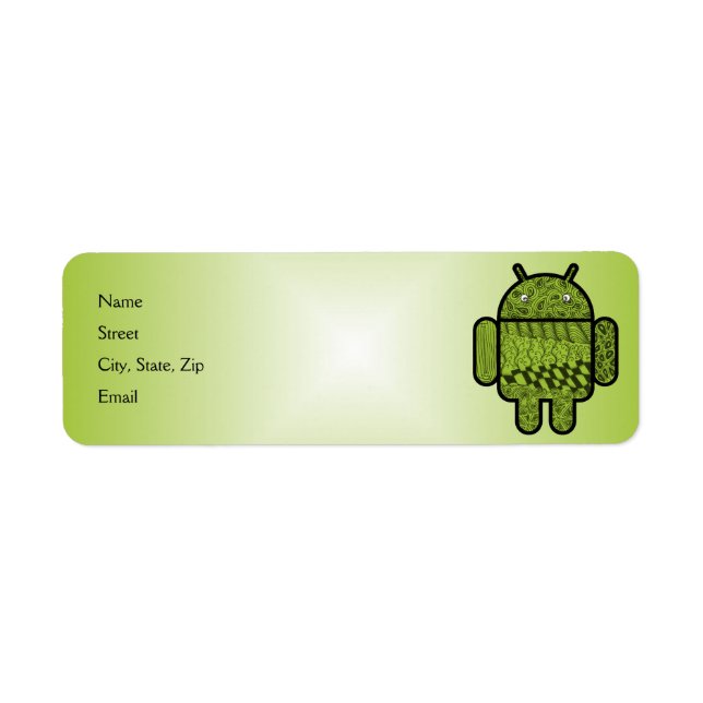 Paisley Doodle Character for Android™ (Front)