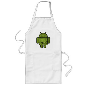 Paisley Doodle Character for Android™ Long Apron