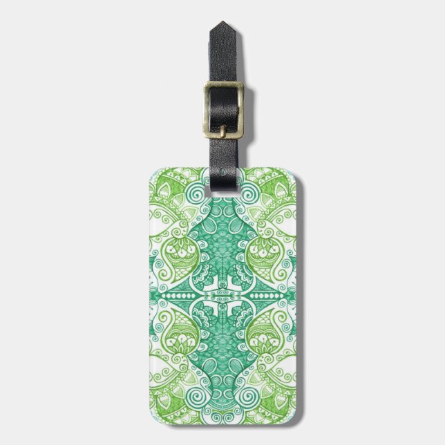 Paisley Dreams Luggage Tag (Front Vertical)