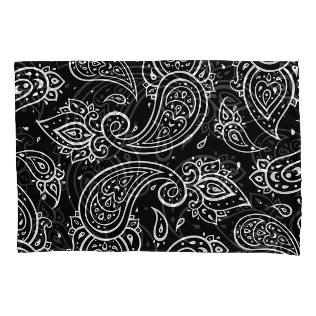 Paisley elegance: seamless ethnic pattern. pillowcase (Front)