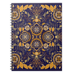 Paisley Elegance: Textile Design Pattern Notebook