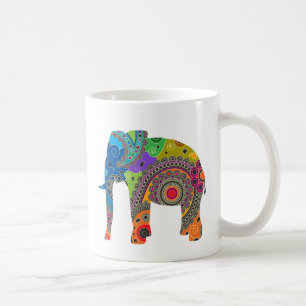 Paisley Elephant Mug