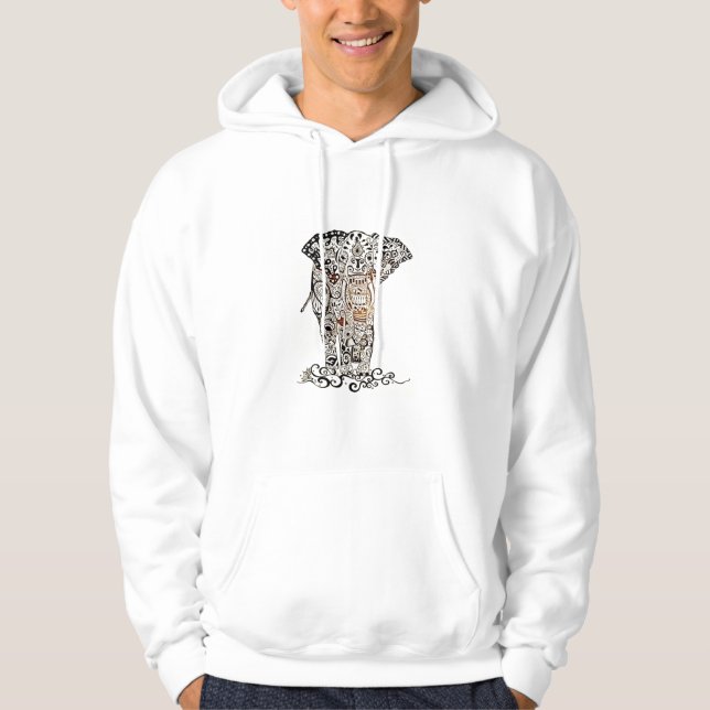 paisley elephant sweatshirt (Front)