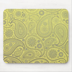 Paisley fabric vintage look mouse mat