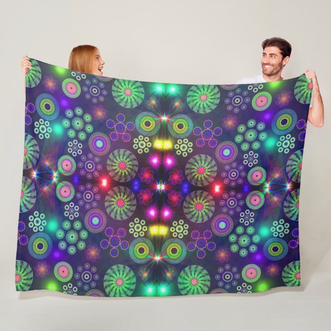 paisley fleece blanket (In Situ)