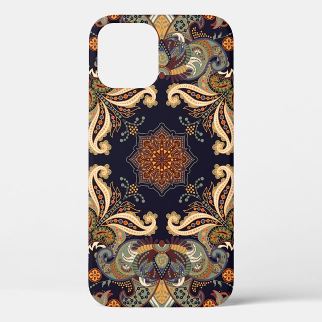 Paisley Floral: Batik Shawl Elegance. Case-Mate iPhone Case (Back)