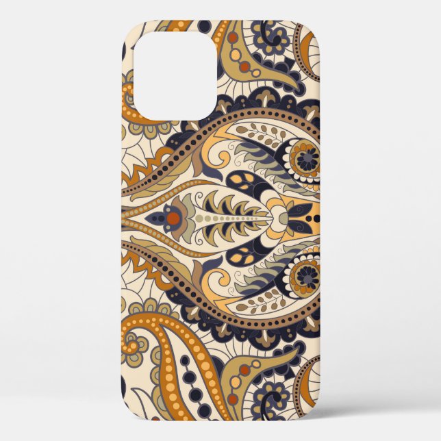 Paisley Floral: Colourful Seamless Design Case-Mate iPhone Case (Back)