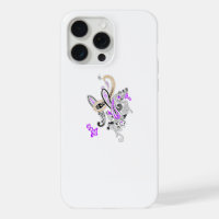 Paisley Floral Motif – Boho White Purple Orange