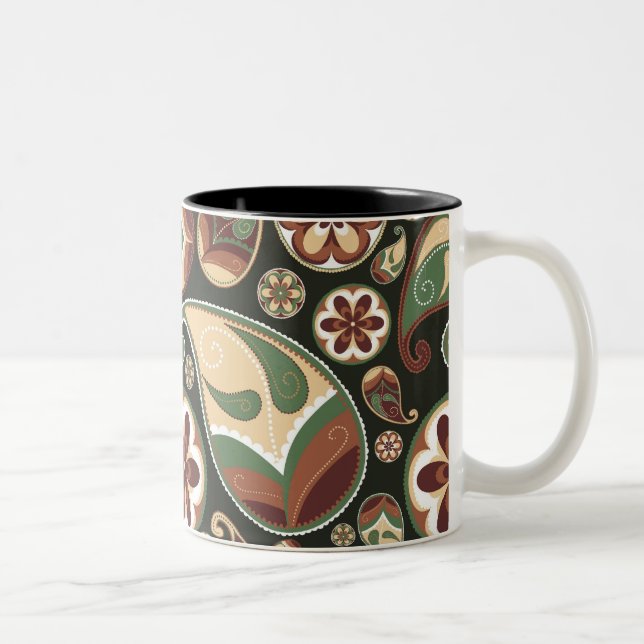 Paisley & Floral Mug (Right)