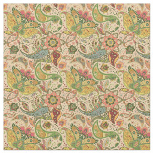 Paisley Flower Fabric