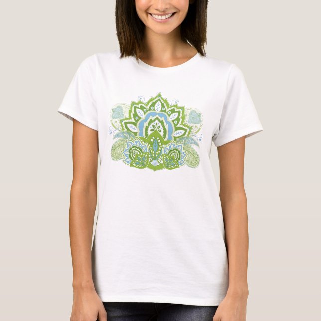 Paisley Flower T-Shirt (Front)
