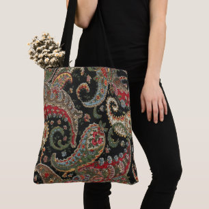 Paisley Fractal Tote Bag