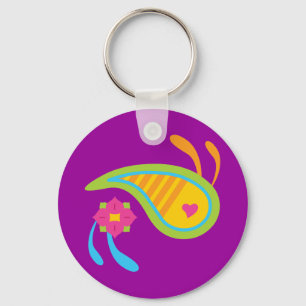 Paisley Fun Key Ring
