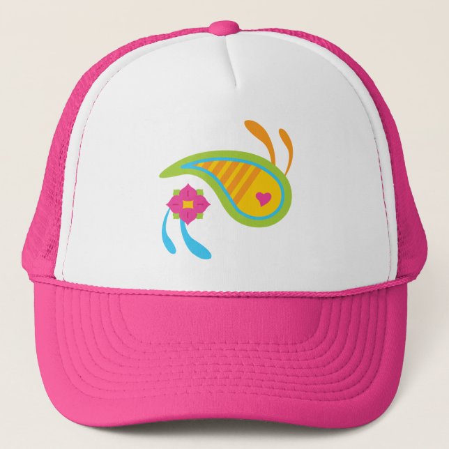 Paisley Fun Trucker Hat (Front)
