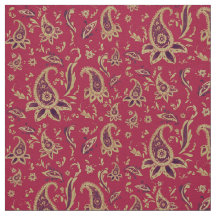 Paisley gold, Fabric
