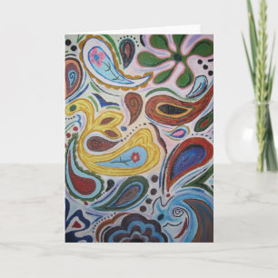 Paisley Greeting Card
