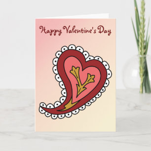Paisley Heart Card