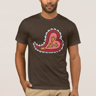 Paisley Heart Men's Dark Shirt