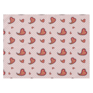 Paisley Heart Tablecloth