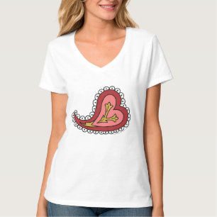 Paisley Heart Women's Light Shirt