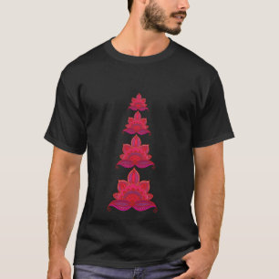 Paisley Hindu Ornamental Lotus Flower Spiritual T-Shirt