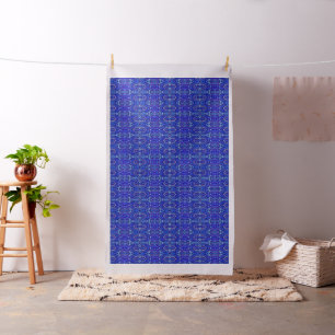 Paisley in blue fabric