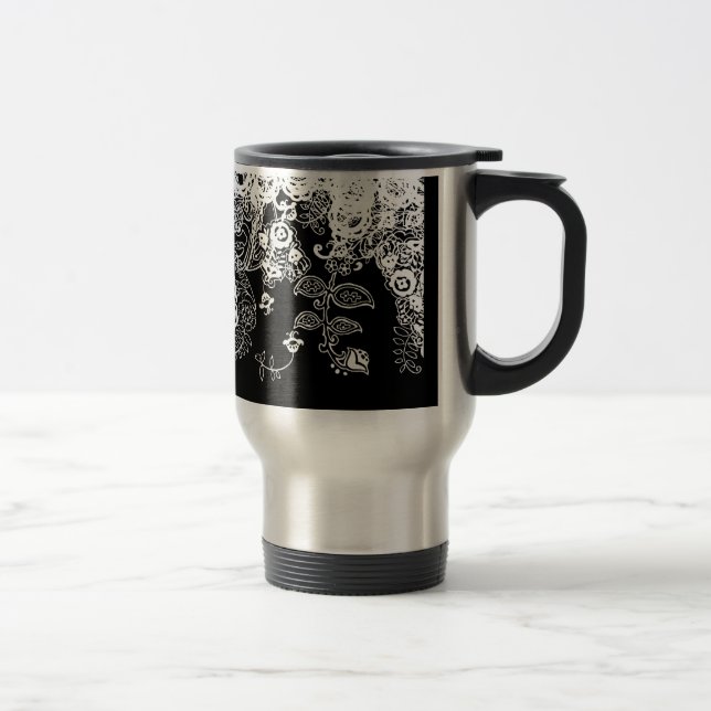 Paisley Lace Travel Mug (Right)