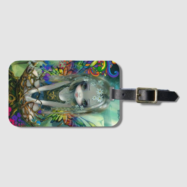 "Paisley" Luggage Tag (Front Horizontal)