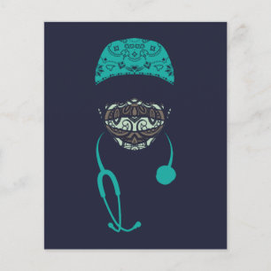 paisley med mask
