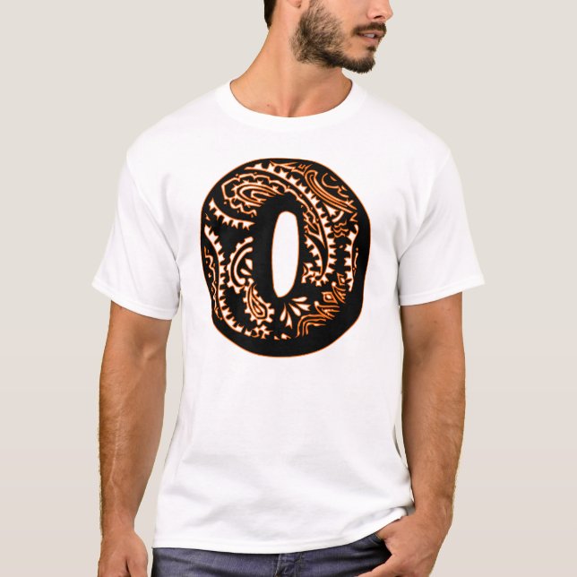 Paisley Monogram - O T-Shirt (Front)
