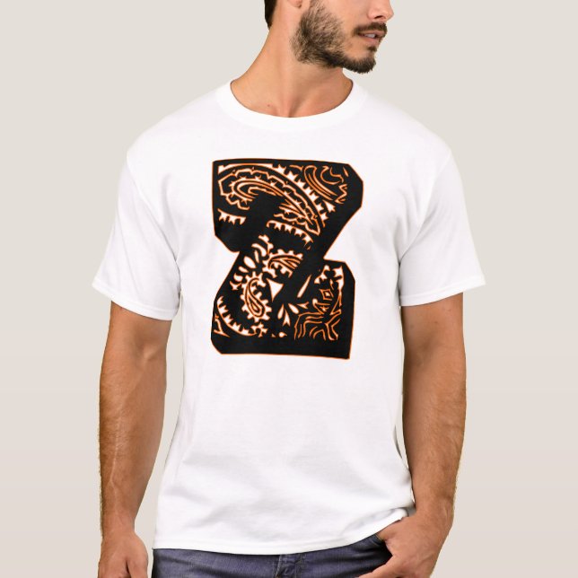 Paisley Monogram - Z T-Shirt (Front)