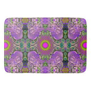 Paisley Mosaic Pattern II + your ideas Bath Mat